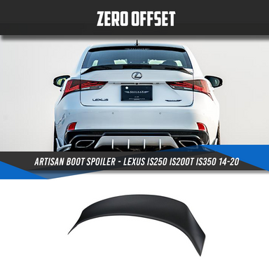 Zero Offset  Artisan Style Boot Spoiler for Lexus IS250 IS200T IS350 14-20 - MODE Auto Concepts