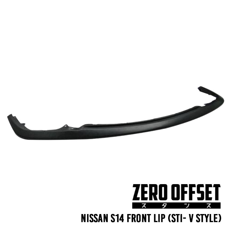 Zero Offset  STI-V Style Front Lip for Nissan S14 - MODE Auto Concepts
