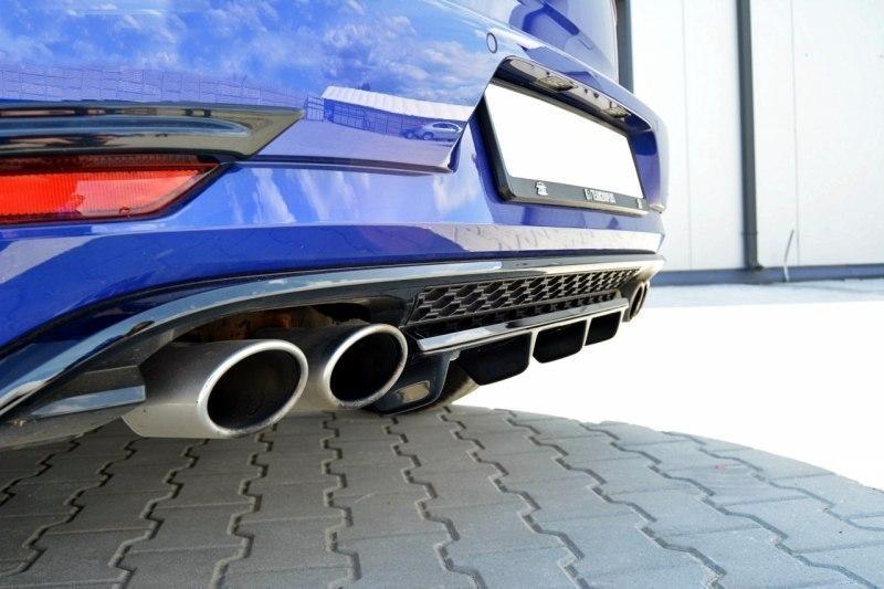 Maxton Design Rear Central Splitters VW Golf Mk7.5 R (Facelift) - MODE Auto Concepts