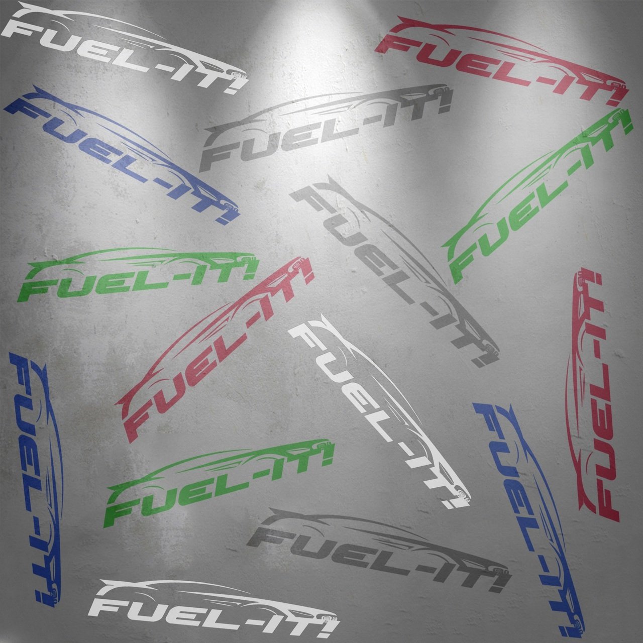 Fuel-It Logo Sticker Sheet (TWO PACK) - MODE Auto Concepts