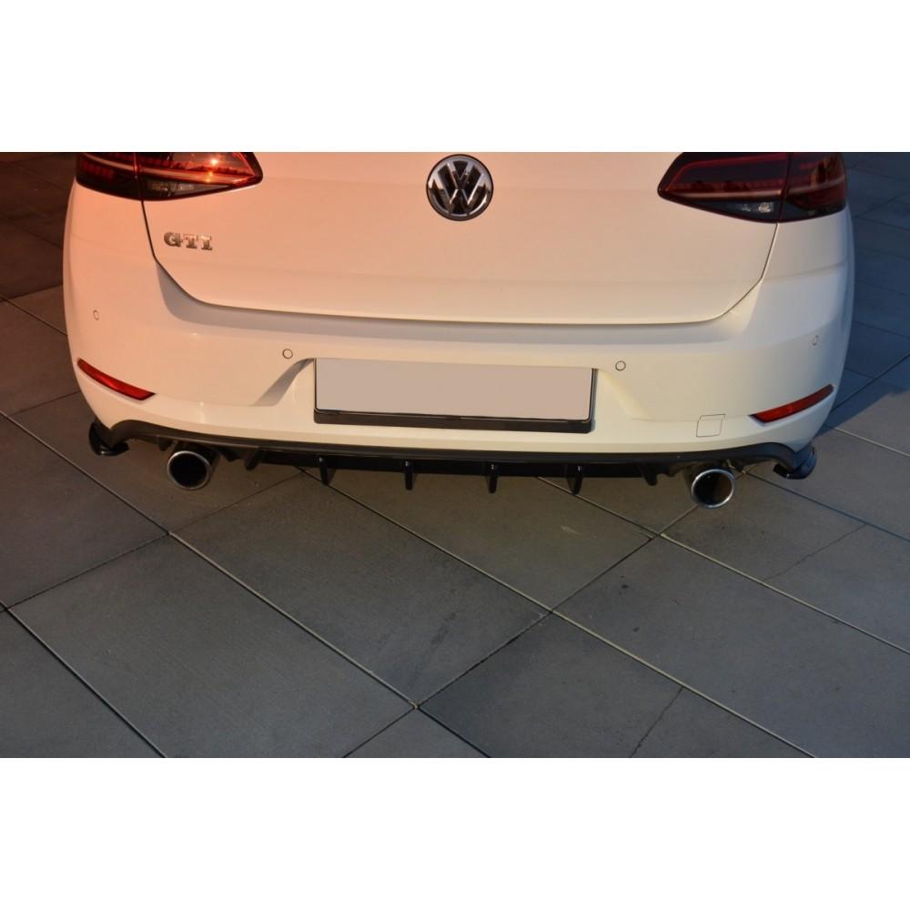 Maxton Design Rear Diffuser V2 Valance VW Golf Mk7.5 GTI (Facelift ...