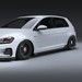 Zaero Designs  EVO-1 Side Splitters for VW Golf MK7.5 GTI & R 18-21 - MODE Auto Concepts