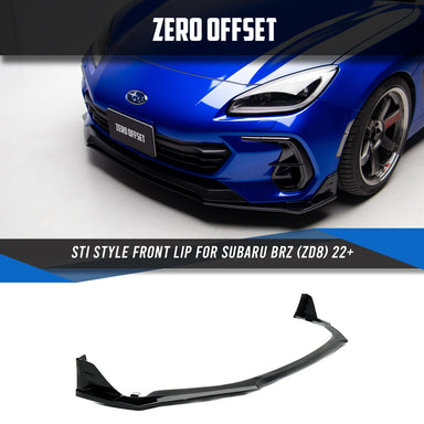 Zero Offset  STI Style Front Lip for Subaru BRZ (ZD8) 22+ - MODE Auto Concepts