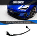 Zero Offset  STI Style Front Lip for Subaru BRZ (ZD8) 22+ - MODE Auto Concepts