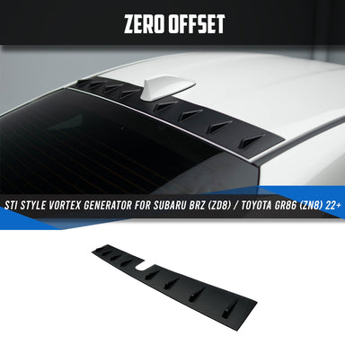 Zero Offset  STI Style Vortex Generator for Subaru BRZ (ZD8) / Toyota GR86 (ZN8) 22+ - MODE Auto Concepts