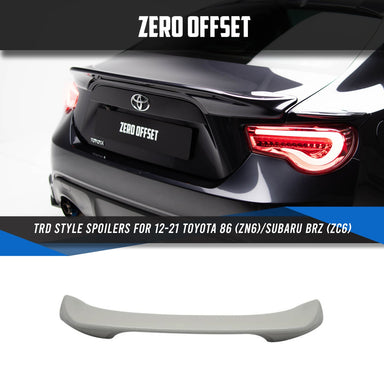 Zero Offset  TRD Style Spoilers for 12-21 Toyota 86 (ZN6)/Subaru BRZ (ZC6) - MODE Auto Concepts