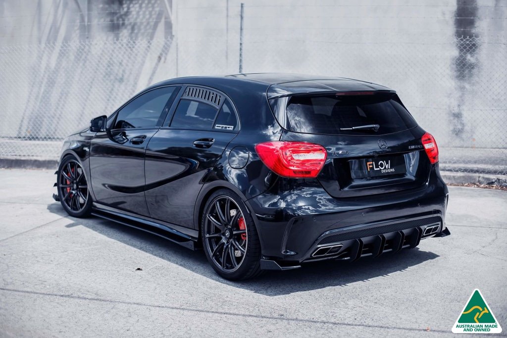 A45 AMG W176 (PFL) Side Skirt Splitter Winglets (Pair) - MODE Auto Concepts