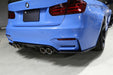 Carbone Collection 3D Rear Diffuser suits BMW M3/M4 2014-2017 (F80/F82/F83) - MODE Auto Concepts