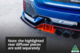 FK8 Civic Type R Rear Bumper Extensions (Pair) - MODE Auto Concepts