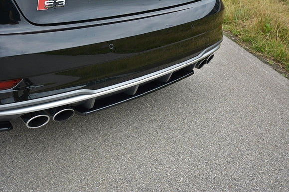 Maxton Design Audi S3 Facelift Central Rear Splitter - MODE Auto Concepts