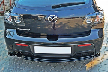 Maxton Design Central Rear Splitter Mazda 3 MPS BK - MODE Auto Concepts