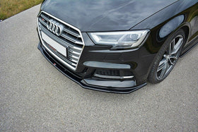 Maxton Design Front Splitter Audi S3 / A3 S-Line 8V FL V1 - MODE Auto Concepts