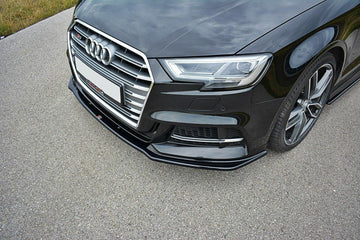 Maxton Design Front Splitter Audi S3 / A3 S-Line 8V FL V1 - MODE Auto Concepts