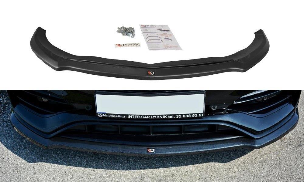 Maxton Design Front Splitter V.1 Mercedes A45 W176 AMG Facelift Front Lip - MODE Auto Concepts