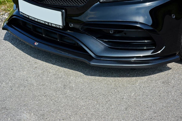 Maxton Design Front Splitter V.1 Mercedes A45 W176 AMG Facelift Front Lip - MODE Auto Concepts