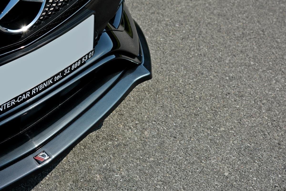 Maxton Design Front Splitter V.1 Mercedes A45 W176 AMG Facelift Front Lip - MODE Auto Concepts
