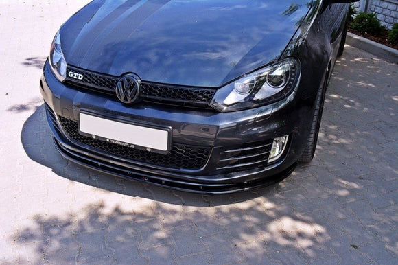 Maxton Design Front Splitter Ver.2 VW Golf Mk6 GTI Front Lip - MODE Auto Concepts