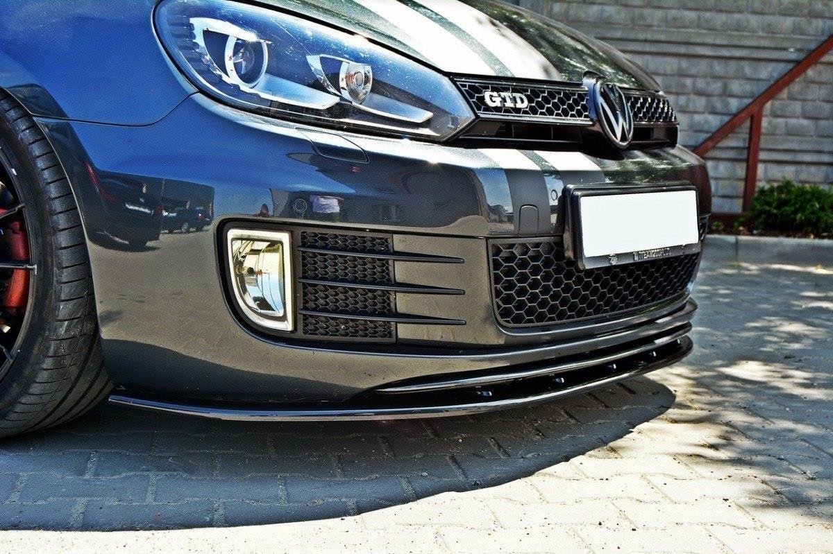 Maxton Design Front Splitter Ver.2 VW Golf Mk6 GTI Front Lip - MODE Auto Concepts