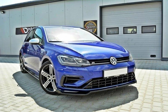 Maxton Design Front Splitter VW Golf Mk7.5 R Ver2 (Facelift) Front Lip - MODE Auto Concepts