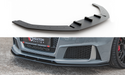 Maxton Design Racing Durability Front Splitter RS3 8VA Sportback Front Lip - MODE Auto Concepts