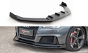 Maxton Design Racing Durability Front Splitter + Flaps RS3 8VA Sportback Front Lip - MODE Auto Concepts