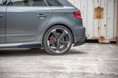 Maxton Design Racing Durability Rear Side Splitters + Rear Flaps Audi RS3 8VA Sportback - MODE Auto Concepts