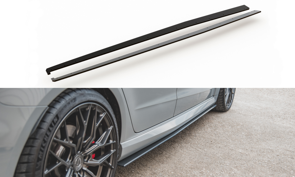 Maxton Design Racing Durability Side Skirts Audi RS3 8VA Sportback - MODE Auto Concepts