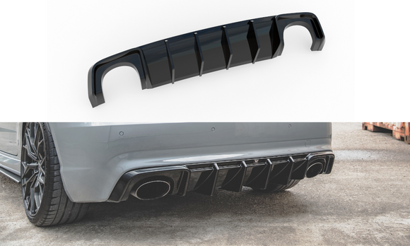 Maxton Design Rear Diffuser v2 Valance Audi RS3 8VA Sportback - MODE Auto Concepts