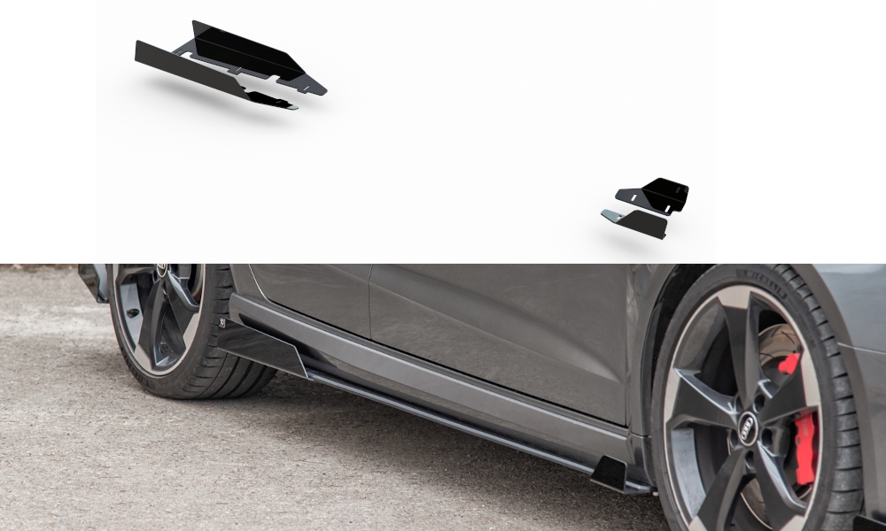 Maxton Design Racing  Side Flaps Audi RS3 8VA Sportback - MODE Auto Concepts
