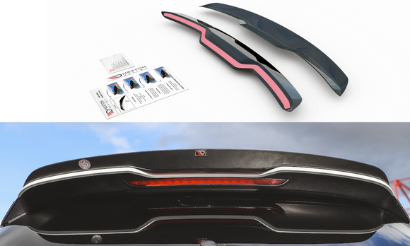 Maxton Design Rear Spoiler Cap V2 suit Audi RS3 8V / 8V Sportback - MODE Auto Concepts