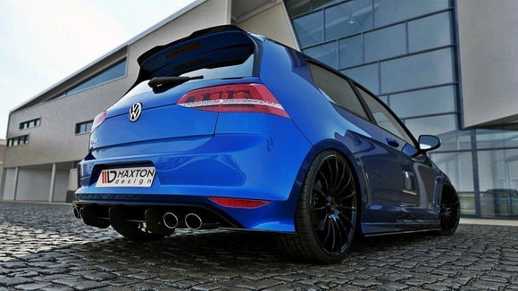 Maxton Design VW Golf Mk7 R Front Splitter V1 + Side Skirts + Diffuser + Spoiler Cap - MODE Auto Concepts