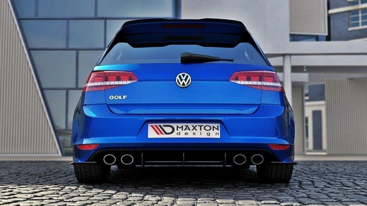 Maxton Design VW Golf Mk7 R (Prefacelift) Hatchback Rear Diffuser & Rear Side Splitters - MODE Auto Concepts