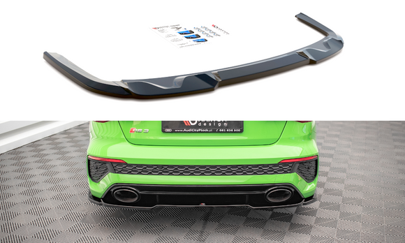 Maxton Design Central Rear Splitter Audi RS3 8Y Sedan - MODE Auto Concepts