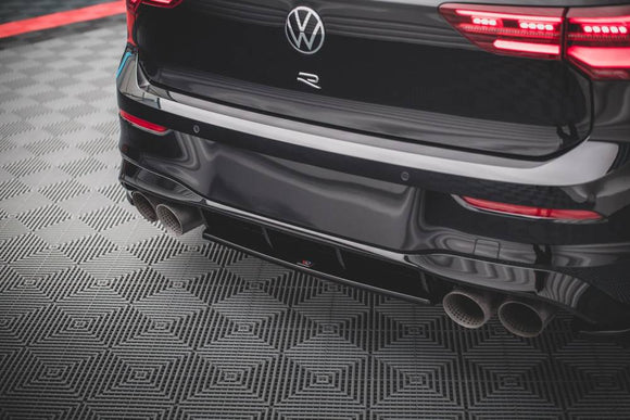 Maxton Design Central Rear Splitter suit VW Golf Mk8 R - MODE Auto Concepts