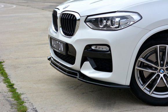 Maxton Design Front Splitter Lip suit BMW X3 M40i & 30i M Sport G01 - MODE Auto Concepts