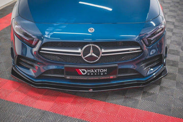 Maxton Design Front Splitter V.1 Mercedes A35 W177 AMG Front Lip - MODE Auto Concepts