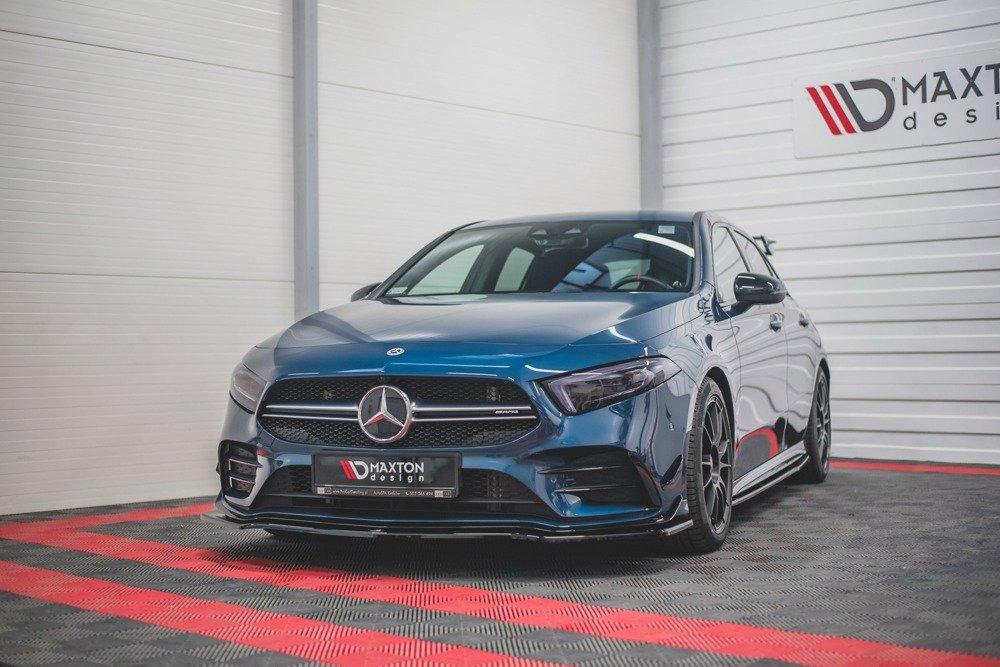 Maxton Design Front Splitter V.1 Mercedes A35 W177 AMG Front Lip - MODE Auto Concepts