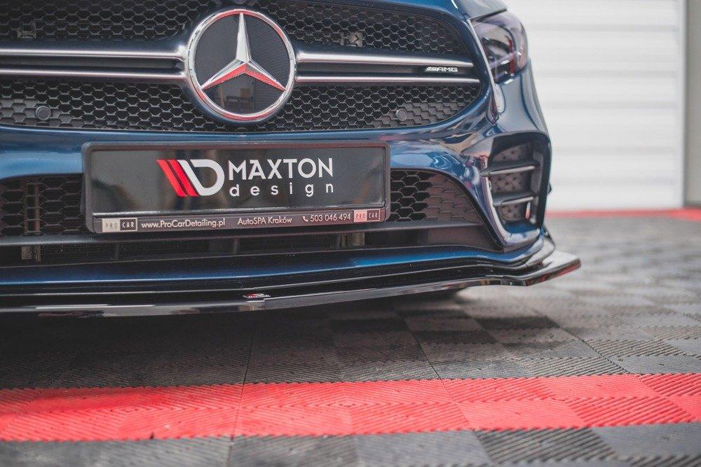 Maxton Design Front Splitter V.1 Mercedes A35 W177 AMG Front Lip - MODE Auto Concepts