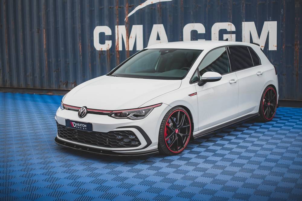 Maxton Design Front Splitter V.1 VW Golf Mk8 GTI Front Lip - MODE Auto Concepts