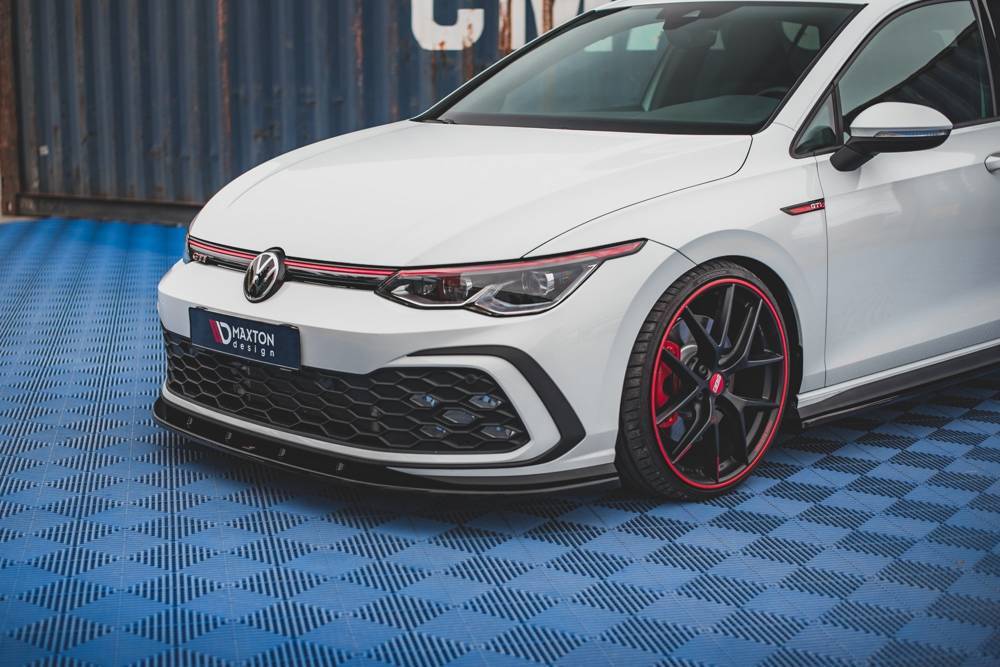Maxton Design Front Splitter V.1 VW Golf Mk8 GTI Front Lip - MODE Auto Concepts