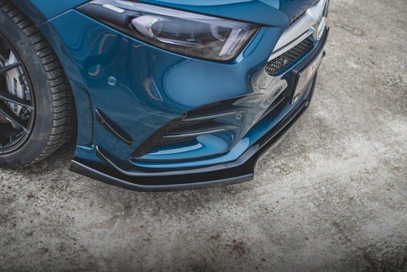Maxton Design Front Splitter V.2 Mercedes A35 W177 AMG Front Lip - MODE Auto Concepts