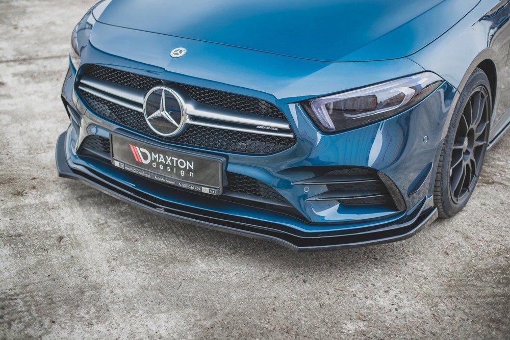 Maxton Design Front Splitter V.2 Mercedes A35 W177 AMG Front Lip - MODE Auto Concepts