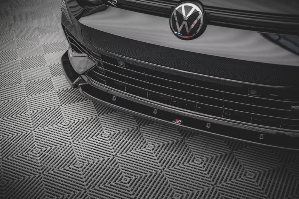 Maxton Design Front Splitter Lip V.2  for VW Golf Mk8 R - MODE Auto Concepts