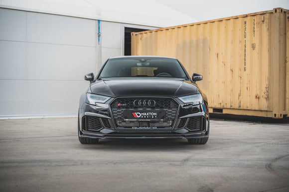 Maxton Design Audi RS3 Facelift Front Splitter Lip V3 - MODE Auto Concepts
