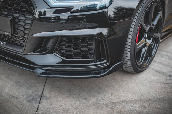 Maxton Design Audi RS3 Facelift Front Splitter Lip V3 - MODE Auto Concepts