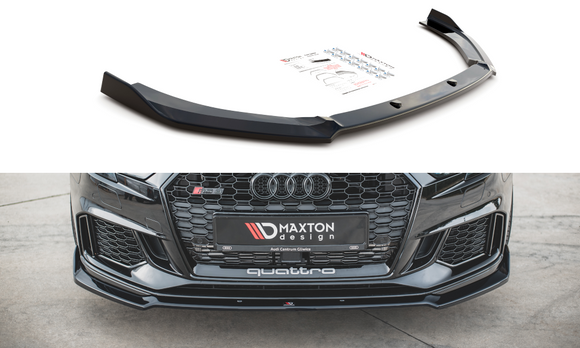 Maxton Design Audi RS3 Facelift Front Splitter Lip V3 - MODE Auto Concepts