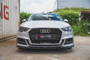 Maxton Design Front Splitter Audi S3 / A3 S-Line 8V FL V3 - MODE Auto Concepts
