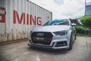 Maxton Design Front Splitter Audi S3 / A3 S-Line 8V FL V3 - MODE Auto Concepts