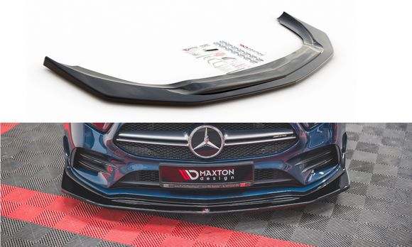 Maxton Design Front Splitter V.3 Mercedes A35 W177 AMG Front Lip - MODE Auto Concepts