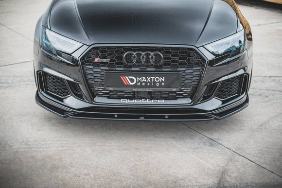 Maxton Design Audi RS3 Facelift Front Splitter Lip V4 - MODE Auto Concepts